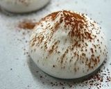 A picture of step 3 of Meringue Mushroom for Buche de Noel (Yule Log).