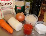 A picture of step 1 of Simple, Healthy and Additive-Free Vegetable Soup Curry.
