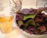 A picture of step 1 of 3-Ingredient Recipe Shiso Juice for Beautiful & Healthy Skin.