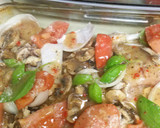 A picture of step 3 of The bomb chicken.