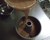 A picture of step 8 of Moist and Soft Cocoa Chiffon Cake.