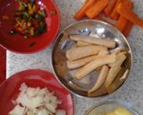 A picture of step 1 of My Sweet & Tangy Roast Gammon Veg Bake 😁.