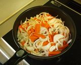 A picture of step 7 of Pork Fillets with Vegetable Sauce.