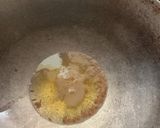 A picture of step 2 of Papad Sabzi.