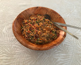 Foto del paso 3 de la receta: Ensalada de quinoa, zanahoria 🥕 y pimientos