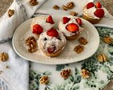 Foto del passaggio 5 della ricetta Muffin alle fragole noci e carote