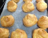 A picture of step 6 of Easy Strawberry Cream Puffs in the Microwave.
