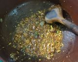 A picture of step 4 of Aloo Baingan.