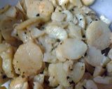 A picture of step 3 of potato sandwich.