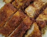 A picture of step 8 of Katsu Rice Bowl with Japanese Worcestershire-style Sauce.