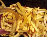 A picture of step 1 of Shannon's Easy Cucumber Salad.