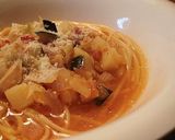 A picture of step 4 of Hijiki and Umeboshi Spaghetti.