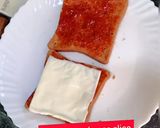 A picture of step 2 of Brown bread pizza.