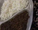 A picture of step 7 of White Rice and Mongolian Beef.