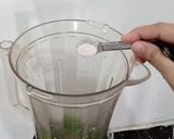 A picture of step 2 of Creamy Mint Lassi.