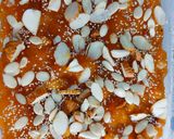 A picture of step 8 of Bombay Halwa.