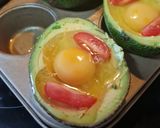 A picture of step 4 of Baked Avocado Eggs.