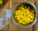 A picture of step 2 of Mango Coconut Jelly.