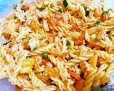A picture of step 6 of Stir fry veg Macroni.