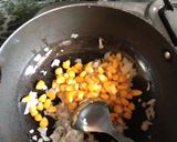 A picture of step 2 of Rava upma cutlet.