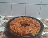 Foto del paso 10 de la receta: Budín de pan y ciruelas pasas decorado con dulce de leche