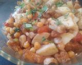 A picture of step 5 of Chicken chana chaat.