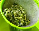 A picture of step 3 of Greek Zucchini Fritters "Kolokythokeftedes" 🇬🇷 💛❤️💛❤️💛❤️💛❤️💛.