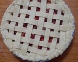 Foto del paso 15 de la receta: Tarta de frambuesas, fresas y manzana estilo americano