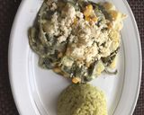 Foto del paso 5 de la receta: Rajitas con papa y arroz verde