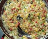 A picture of step 2 of Pizza Panipuri.