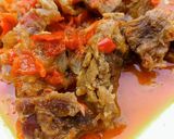 A picture of step 3 of Rago meat pepper soup.