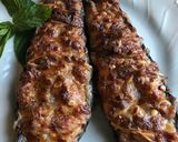 Foto del paso 8 de la receta: Berenjenas Papoutsakia (zapatitos) 🍆rellenas de carne