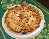Une image de l'étape 8 de Tarte aux pommes toute simple (pommes Canada du jardin et pâte semi feuilletée maison).