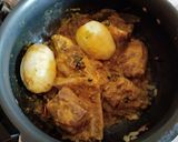 A picture of step 8 of Kolkata Style Mutton Biryani.