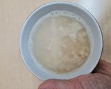 Foto del paso 2 de la receta: "Leche" o bebida de avena + galletas saladas con bagazo de avena