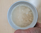 Foto del paso 2 de la receta: "Leche" o bebida de avena + galletas saladas con bagazo de avena
