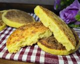 صورة لخطوة 6 من وصفة حرشة (خبز السميد المغربي) 🇲🇦 Harcha (Moroccan Semolina Bread