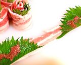 A picture of step 2 of For Bentos Fried Pork Belly Wraps with Umeboshi and Shiso Leaves *ॣ∗.