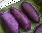 Foto langkah ke 4 dari resep Es Pisang Ungu Simpel.