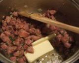 A picture of step 3 of Sausage Gravy.