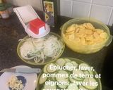 Une image de l'étape 1 de Tortilla aux courgettes.