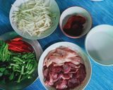 รูปขั้นตอนการทำที่ 1 ของ แกงไก่หน่อสับปะรด