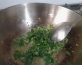 A picture of step 1 of Spinach, zucchini and cheese purses.