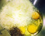 A picture of step 1 of Pasta Carbonara.