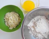 A picture of step 1 of Sliced Almond & Pear Cake.