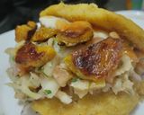 Foto del paso 11 de la receta: Arepa rellena de pescado y plátano maduro🥯🫓🥙