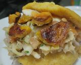 Foto del paso 11 de la receta: Arepa rellena de pescado y plátano maduro🥯🫓🥙