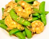 ผัดถั่วลันเตาใส่กุ้ง วิธีทำสูตร 5 รูป