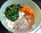 A picture of step 7 of Easy Spinach with Tofu Dressing.