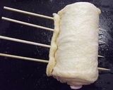 A picture of step 4 of Pork and Aburaage Rolls.